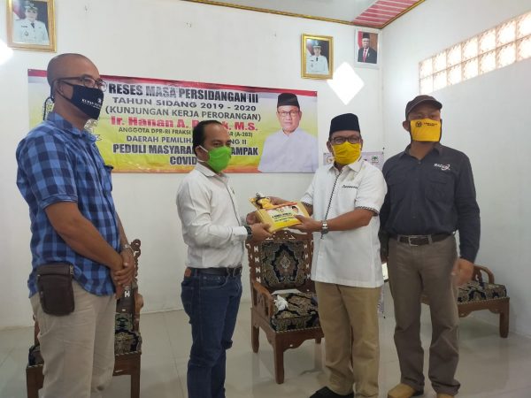 Hanan A Razak Kunjungan Ke PWI Tulang Bawang