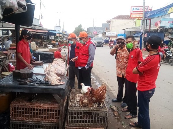 H-2 Lebaran, Satgas Pangan Pemkab Lamsel Sidak Pasar Tradisional di Jati Agung