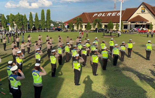 Antisipasi Malam Idul Fitri 1441 H, Polres Lampung Utara Terjukan 260 Personil Gabungan
