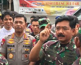 TNI dan Polri Siap Siaga di 1800 Titik Untuk Penegakan Disipilin Standar Normal Baru Covid-19, Lampung Tidak Termasuk