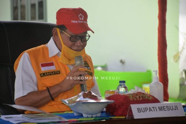 Bupati Safly TH Ingatkan Segera Tandai Rumah Penerima Bantuandi Desa