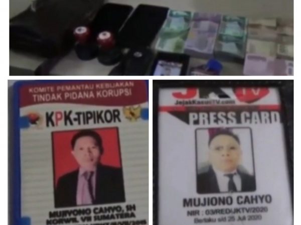 Oknum Wartawan Peras Kepala Tiyuh Pagardewa Miliki Tujuh Identitas Wartawan