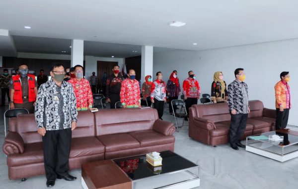 Pemkab Lamsel Ikuti Musrenbangnas 2020 Dengan Presiden Secara Virtual