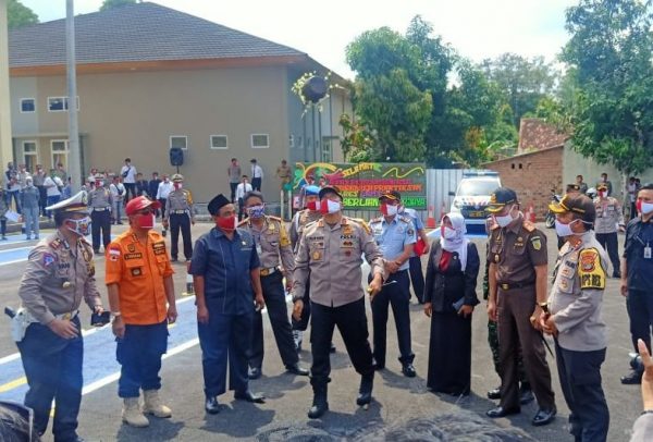 Kunjungi Lampung Tegah Kapolda Resmikan GSG dan Lapangan Uji SIM