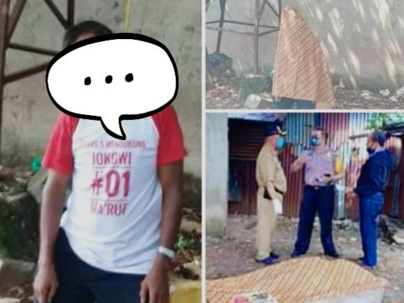 Viral Pria Tewas Gantung Diri Kenakan Kaos Merah Putih Bertuliskan ‘Bravo 5 Mendukung Jokowi Ma’ruf’