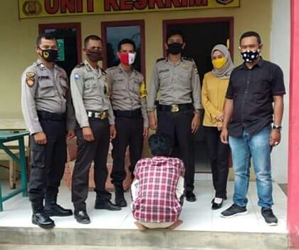 Gasak Uang Puluhan Juta Rupiah, Heri Gusmara Meringkuk di Hotel Prodeo Polsek Sungkai Utara