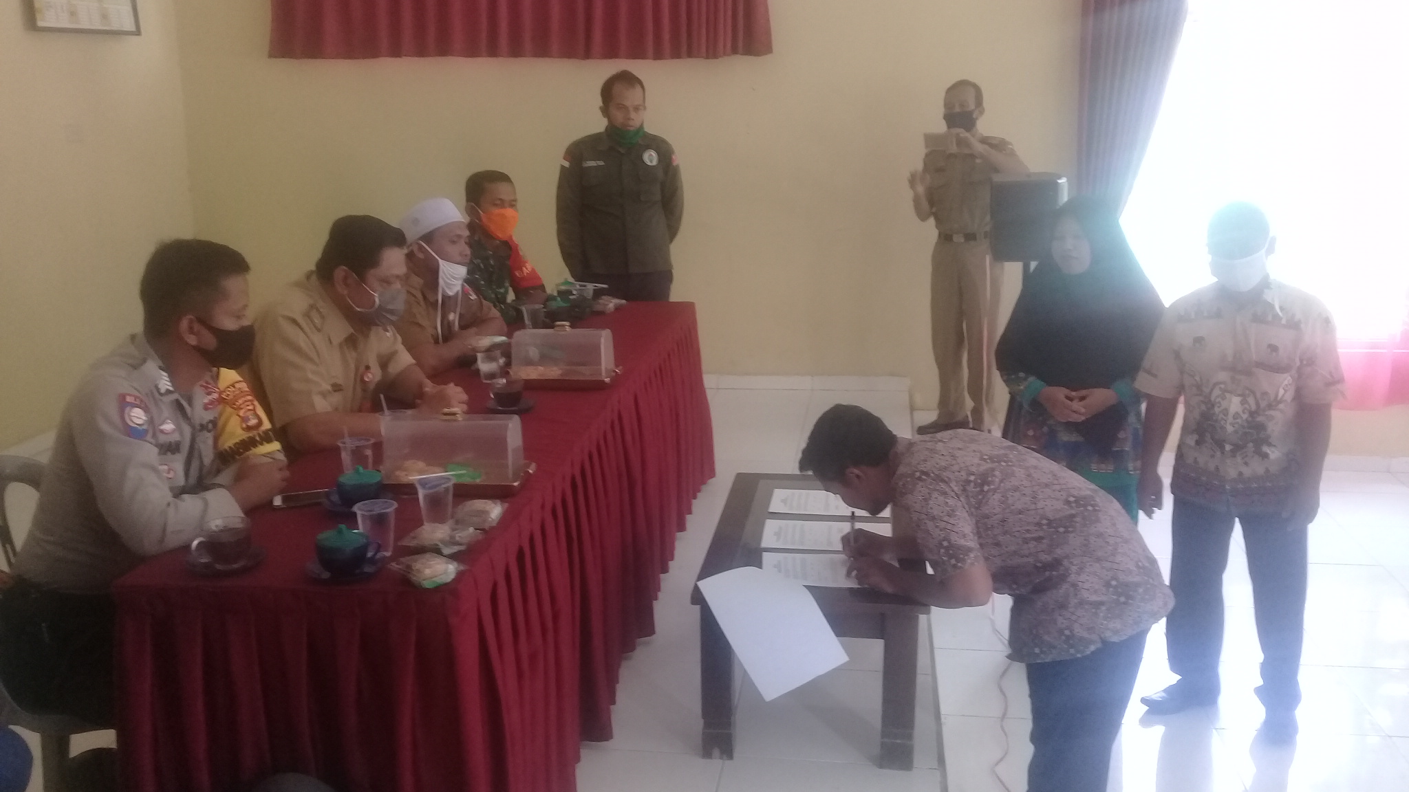 Desa Sawojajar Serah Terima Realisasi Infrastruktur PKTD 2020