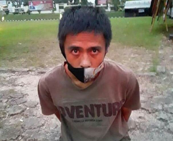 Tersangka Curasranmor Jembatan Kotaalam Permai Bersenjata Celurit Tertangkap