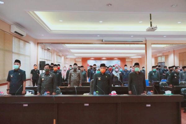 Dipimpin Jokowi, Bupati Lamsel Ikuti Upacara Peringatan Hari Lahir Pancasila Secara Virtual