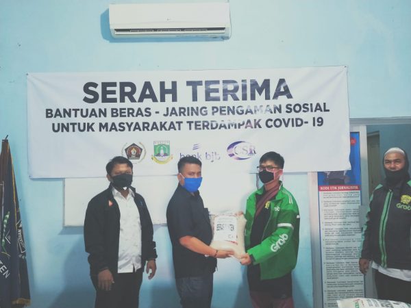 Gandeng PWI Banten Forum CSR Salurkan Bantuan 5 Ton Beras