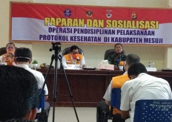 Bupati H Saply Ajak Masyarakat Mesuji Pertahankan Zona Hijau Covid-19