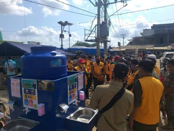 Berlaku News Normal Bupati Saply Sidak Pasar dan Imbau Tetap Jaga Protokol Kesehatan