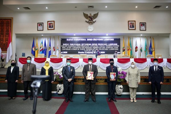 Pemprov Lampung Kembali Raih Predikat Opini Wajar Tanpa Pengecualian dari BPK