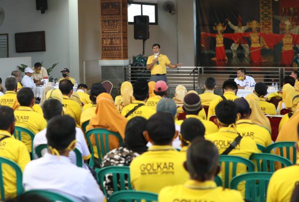 Yuhadi Gerakkan “Mesin Partai Golkar” Untuk Menangkan Rycko di Pilwakot Bandar Lampung