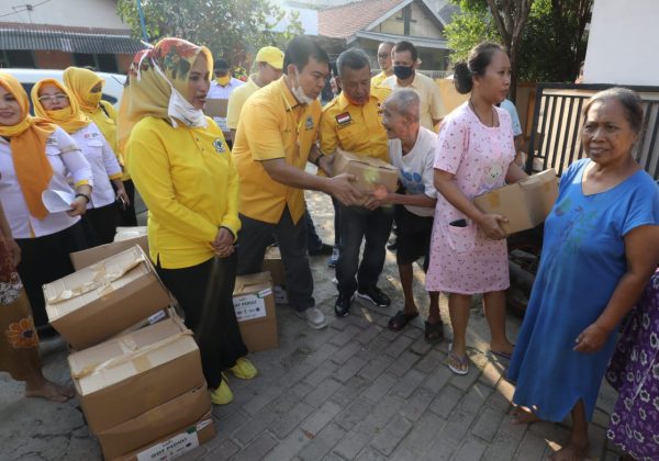 Golkar Bandar Lampung Salurkan Bantuan Untuk Warga Korban Banjir