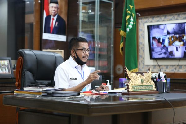 Wakajagung Setia Untung Arimuladi: Covid-19 Bukan Halangan Kejaksaan Untuk Wujudkan Birokrasi Bersih Melayani Dan Bebas Dari Korupsi