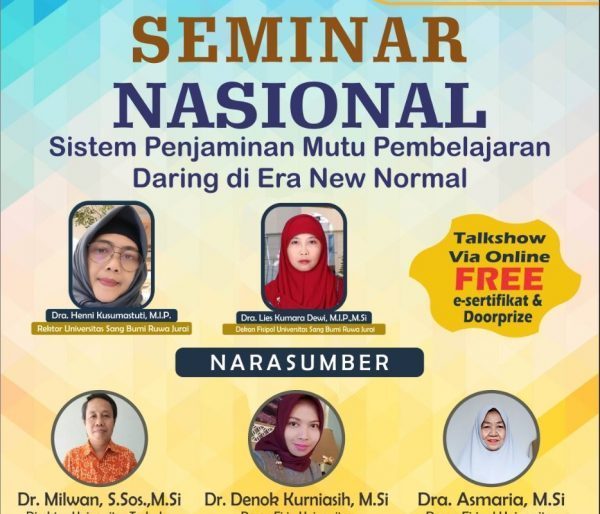 Fisip Unisab Bahas Sistem Mutu Pembelajaran Daring Era New Normal Dalam Seminar Nasional