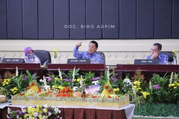Arinal-Nunik, Gubernur Arinal Jalin Kebersamaan OPD Wujudkan 33 Janji Kerja Rakyat Lampung Berjaya
