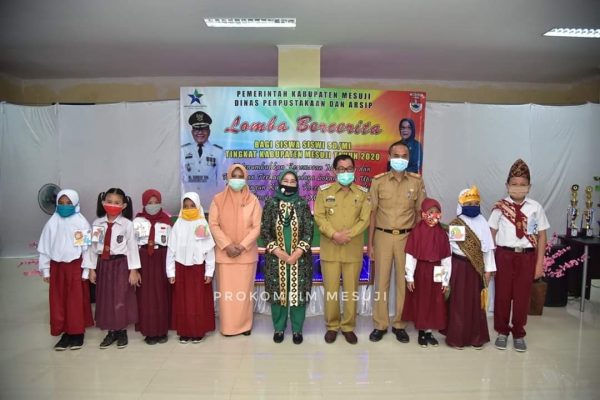 Bupati Mesuji H Saply TH membuka Perlombaan Bercerita Untuk Siswa Siswi Sekolah Dasar