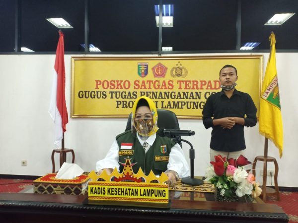 Positif Covid-19 Lampung Kembali Bertambah Empat Jadi 187 Orang