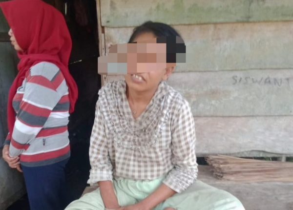 Wanita Tunawisma Disabilitas di Kota Agung Dua Kali Melahirkan Tanpa Jelas Lelakinya