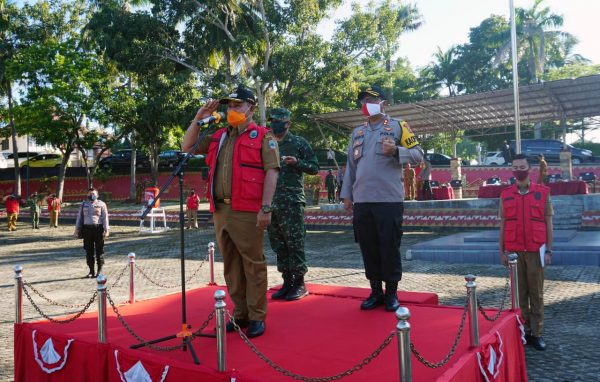 Terapkan New Normal, Pemkab Lamsel Gelar Apel Penegakan Disiplin Protokol Kesehatan