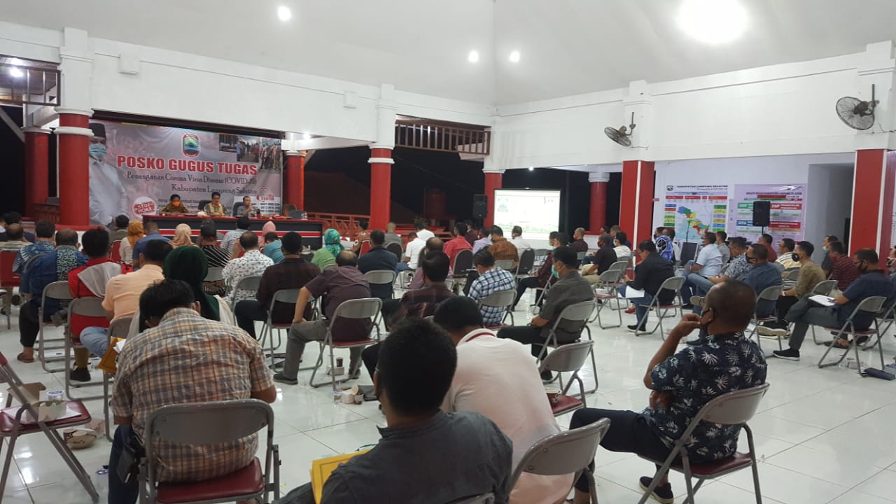 Pimpin Rakor Malam Hari, Nanang Evaluasi Kinerja OPD Di Tengah COVID-19