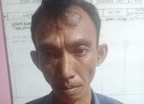 Cabuli Anak Dibawah Umur Subiarto Diringkus Unit PPA Reskrim Polres Lampung Utara