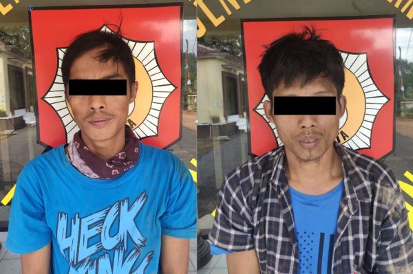 Buang Sabu Saat Ada Patroli Dua Warga Bumi Agung Ditangkap Polsek Buay Bahuga