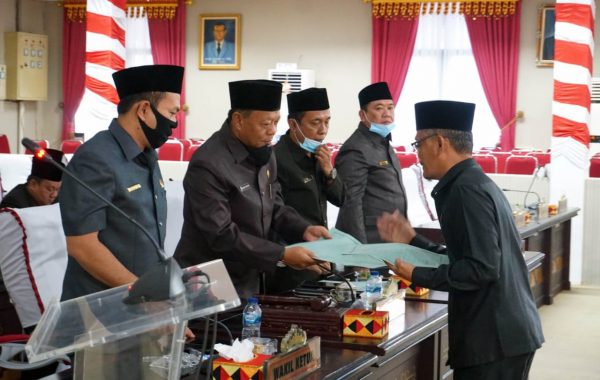 Nanang Sampaikan Raperda Pertanggung Jawaban Pelaksanaan APBD TA 2019 Secara Virtual