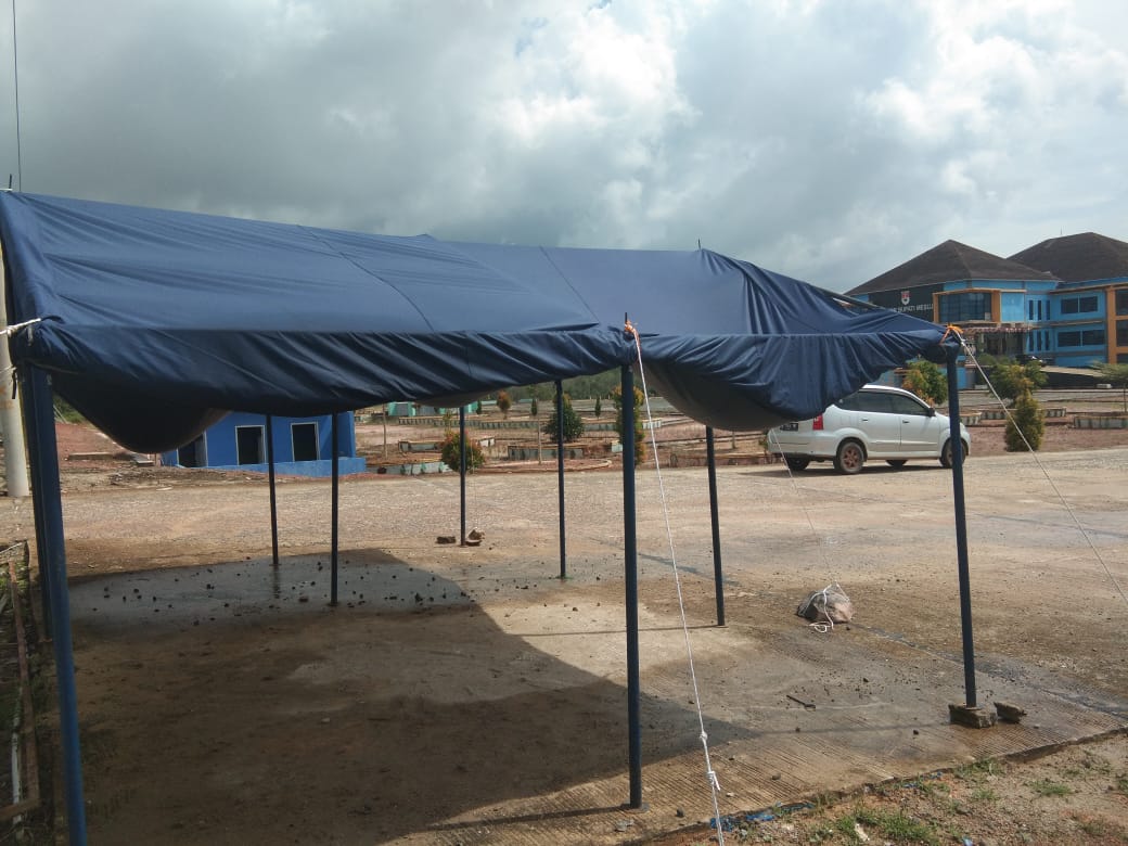 Lapor Pak Saply Posko Covid-19 Depan Kantor Pemda Mesuji Kosong Tanpa Petugas Jaga