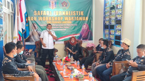 Ketua PWI Lampung Ingatkan Wartawan Way Kanan Harus Bangkit Jelang New Normal