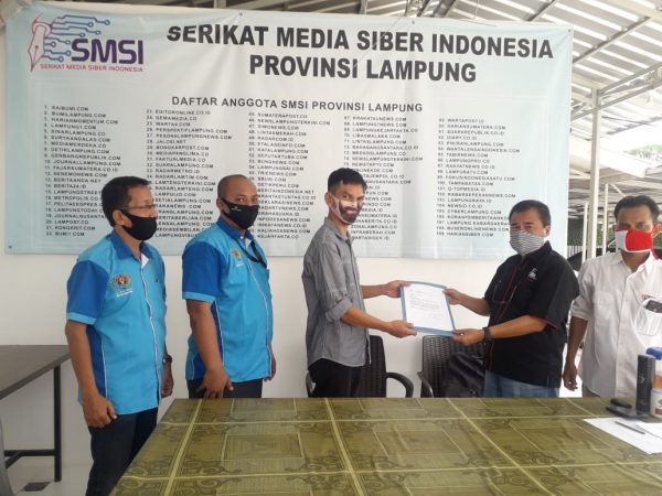 Owner Media Online Kota Metro Gagas Pengurus SMSI Metro