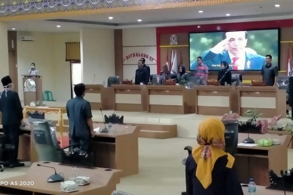 DPRD Mesuji Gelar Paripurna LP2 APBD 2019 dan MOU Raperda Inisiatif Dewan