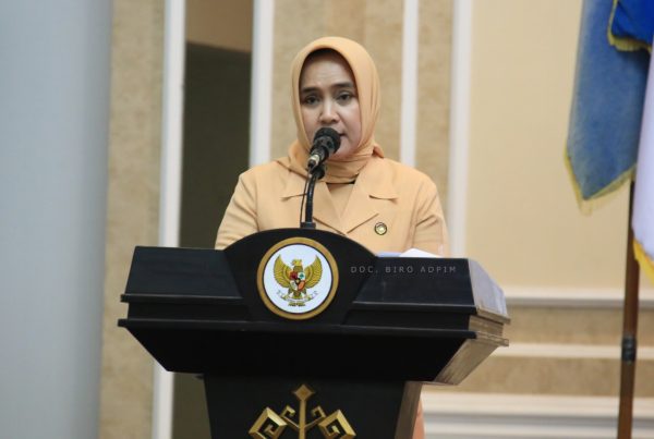 Kukuhkan Dharma Wanita Provinsi Lampung 2019-2024 Riana Arinal Sindir Dukungan Kinerja Suami