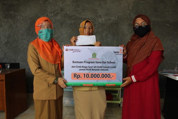 CIMB Niaga Syariah Salurkan Dana Zakat melalui LAZISMU Lampung