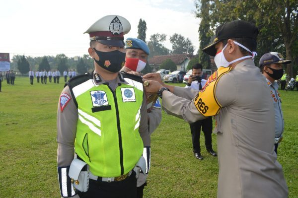 Polres Tulang Bawang Apel Gelar Pasukan Operasi Patuh Krakatau 2020