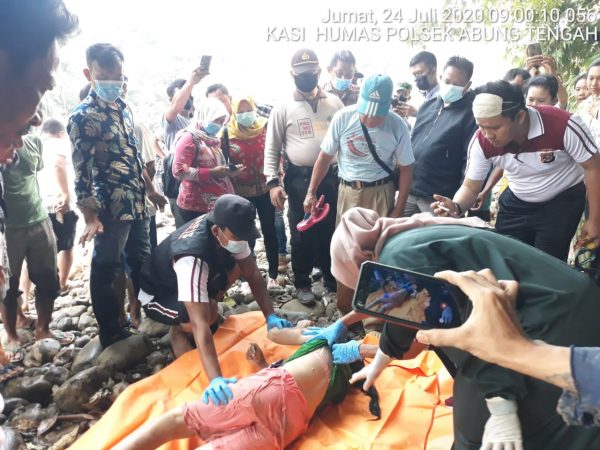 Mengidap Epilepsi, Seorang Wanita Ditemukan Mengapung di Sungai Arum Desa Sribandung