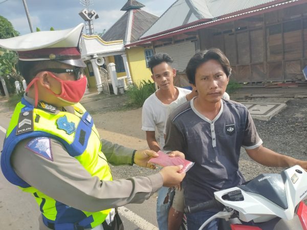 Operasi Patuh Karakatau Humanis Lantas Polres Mesuji Sisir Daerah Rawan