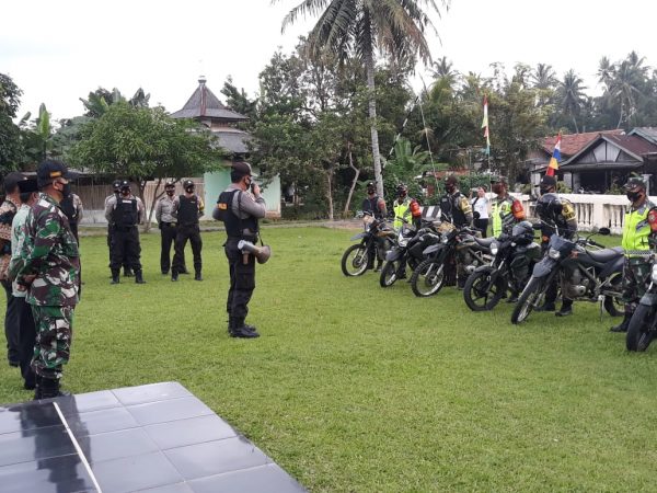 Kapolsek Wonosobo Pimpin Apel Siaga Pam Malam Takbiran dan Idul Adha