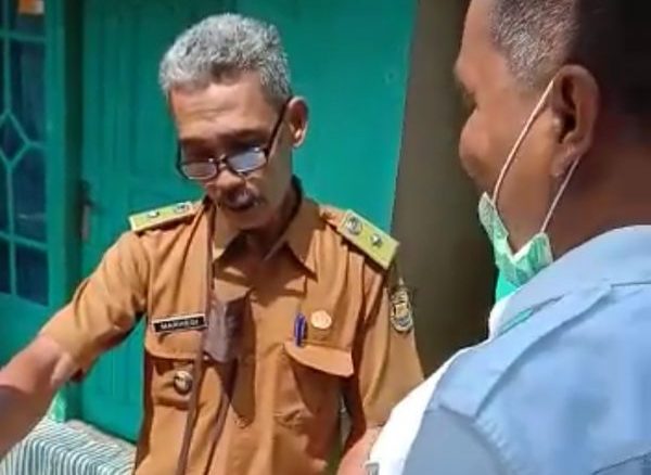 Lurah Tanjung Agung Larang dan Rampas Bantuan Covid-19 Tim Golkar Kota Bandar Lampung