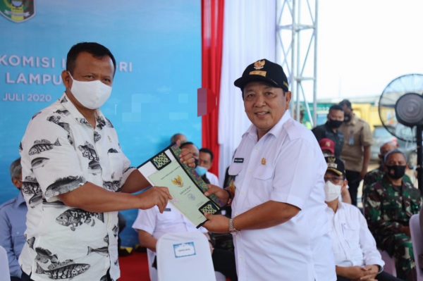 Kagum Potensi Perikanan Edhy Prabowo Akan Bangun Sektor Perikanan di Lampung