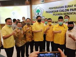 Pasangan Toni Eka Chandra dan Raden Adipati Surya Dapat Restu Partai Golkar