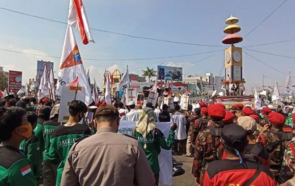 Forum Suara Masyarakat Lampung Apel Siaga Tolak RUU HIP