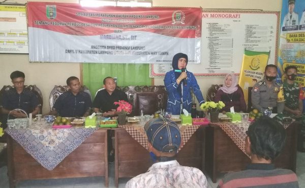 Mardiana Sosialisasikan Pedoman Rembug Desa dalam Pencegahan Konflik di Lampung