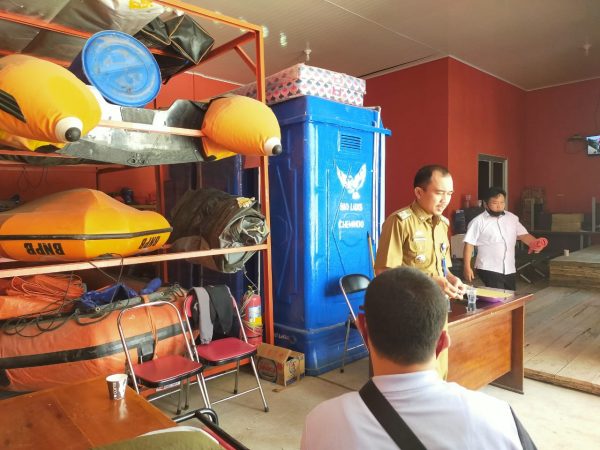 Stok Logistik dan Bantuan Covid-19 di  BPBD Lampung Barat Habis Tersisa Beberapa APD dan Mie Instan