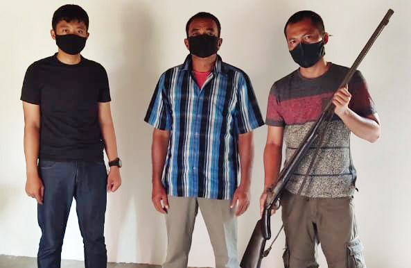 Warga Penawartama Kembali Serahkan Senjata Api Rakitan