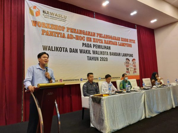 Bawaslu Bandar Lampung Workshop Penanganan Pelanggaran Kode Etik Panitia Ad-Hoc