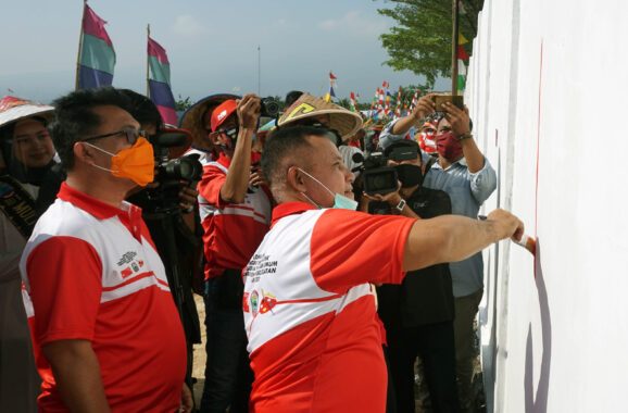 Bupati Lampung Selatan Buka Peserta Lomba Mural
