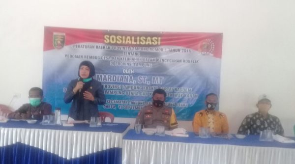 Sosper Prov Lampung No.1/2016, Mardiana Sampaikan Klaim Program Aspirasi adalah Asumsi tidak Berdasar